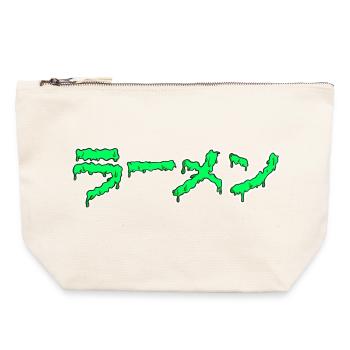 Dripping Ramen - Canvas Zip Pouch 22 x 23 cm - nature - Front