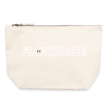 Florence - Canvas Zip Pouch 22 x 23 cm - nature - Front