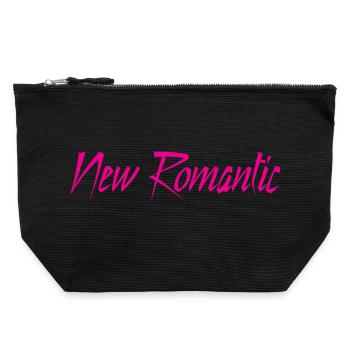 New Romantic - Canvas Zip Pouch 22 x 23 cm - black - Front