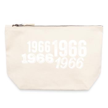 1966 - Canvas Zip Pouch 22 x 23 cm - nature - Front