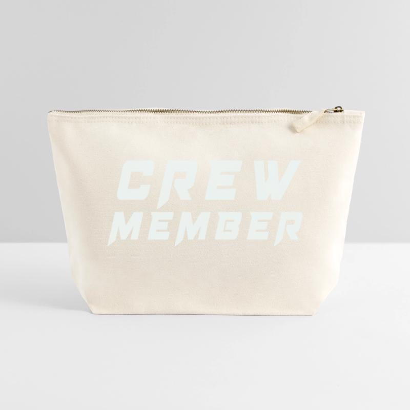 Crew Member Patch Tee Canvas Reißverschluss-Täschchen (22 x 23 cm)