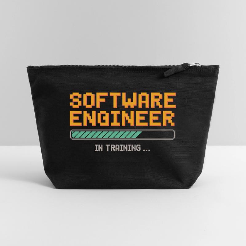 Software Developer in Training Debugging Humor Canvas Zip Pouch 22 x 23 cm