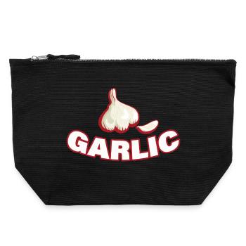 AIL - Pochette zippée en toile 22 x 23 cm - noir - Devant