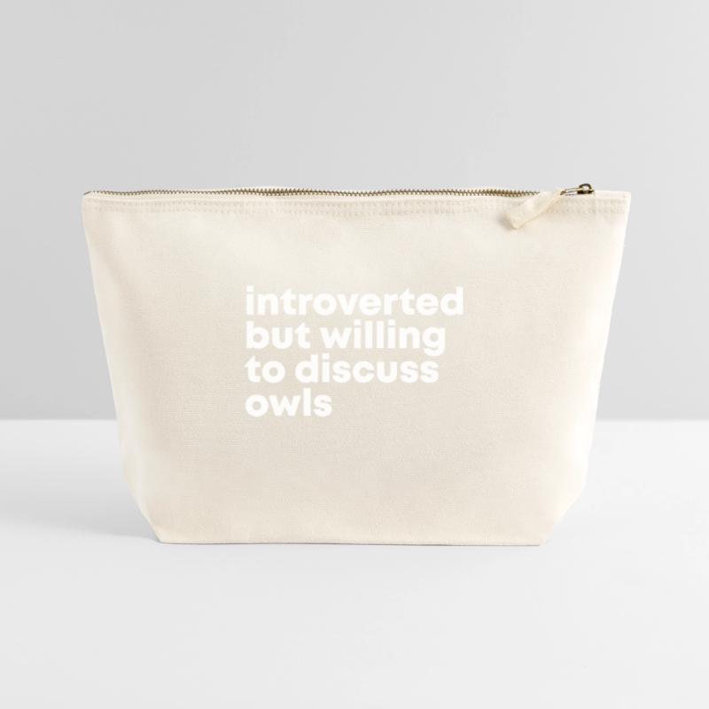 Eule Eule Eule Eule Canvas Reißverschluss-Täschchen (22 x 23 cm)