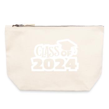 baccalaureate, baccalaureate, baccalaureate, bachelor - Canvas Zip Pouch 22 x 23 cm - nature - Front