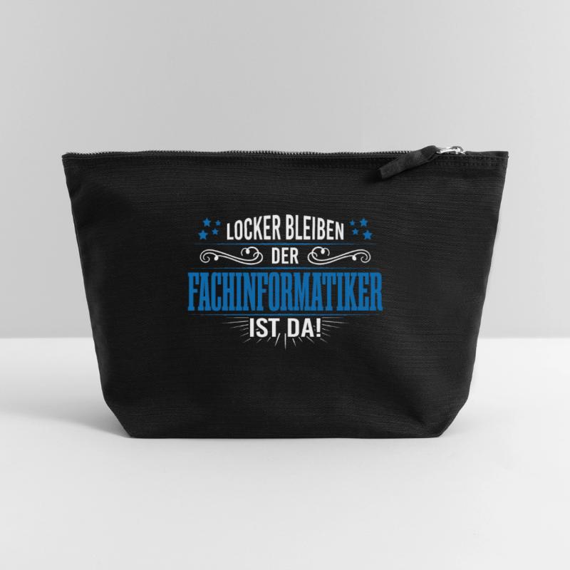 Fachinformatiker programmierer support admin Canvas Reißverschluss-Täschchen (22 x 23 cm)