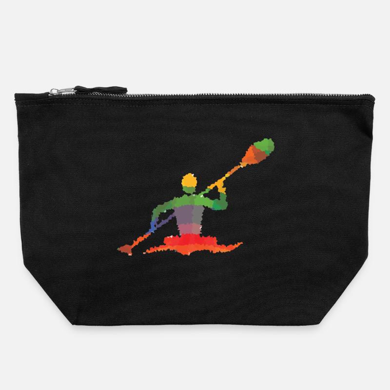 Kanut - Canvas Zip Pouch 22 x 23 cm - black