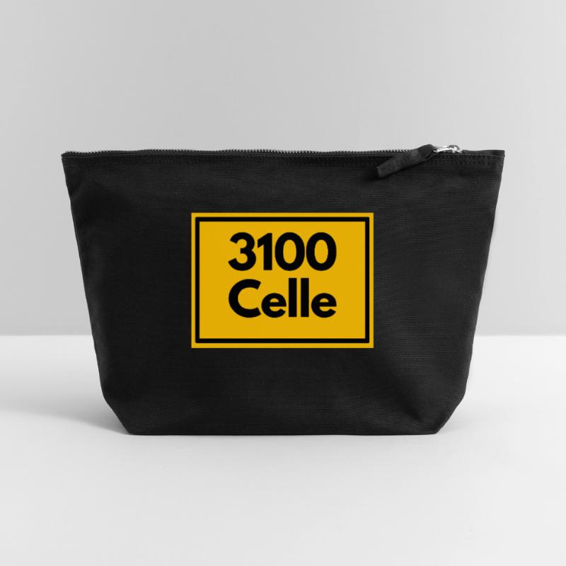 OLD POSTCODE POSTCODE RETRO 3100 CELLE Canvas Zip Pouch 22 x 23 cm