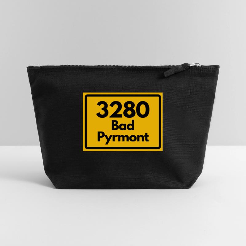 OLD POSTCODE POSTCODE RETRO 3280 BAD PYRMONT Canvas Zip Pouch 22 x 23 cm