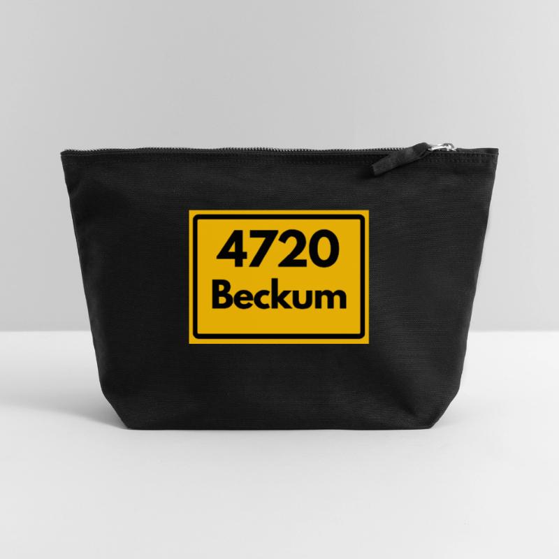 OLD POSTCODE POSTCODE RETRO 4720 BECKUM – NRW Canvas Zip Pouch 22 x 23 cm