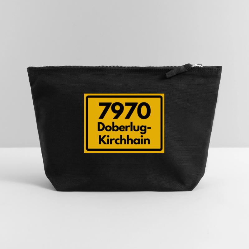 OLD POSTCODE ZIP CODE 7970 DOBERLUG KIRCHHAIN Canvas Zip Pouch 22 x 23 cm