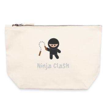 Ninja Fight Sport MMA - Canvas Zip Pouch 22 x 23 cm - nature - Front