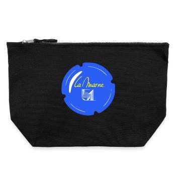 Capsule la Marne 51 - Canvas Zip Pouch 22 x 23 cm - black - Front