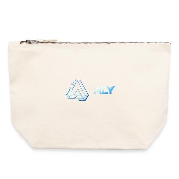 Aly Neon Triad Logo - Canvas Zip Pouch 22 x 23 cm - nature - Front
