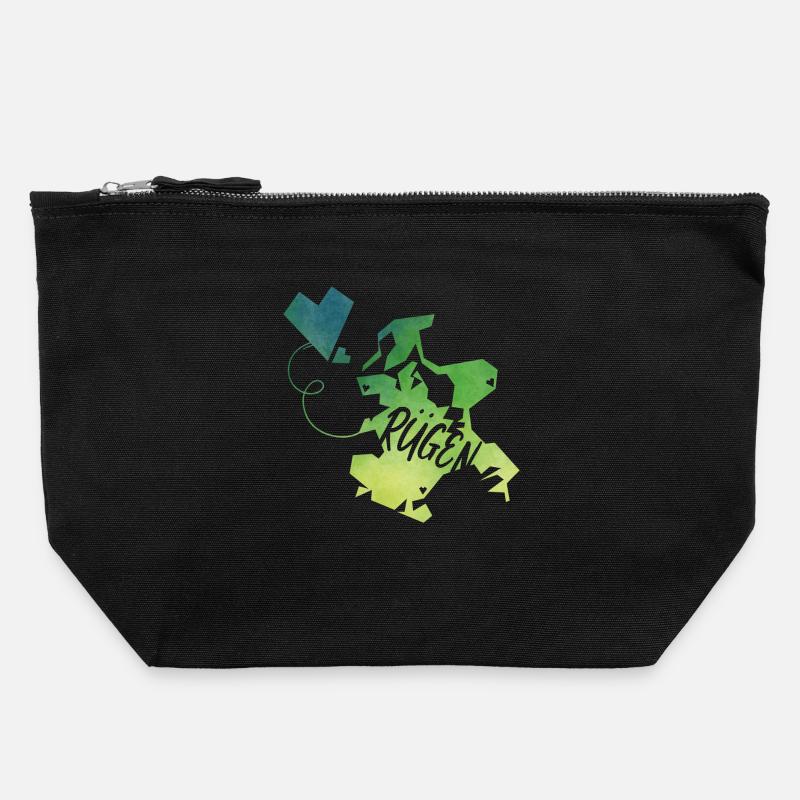 Rebuke - Canvas Zip Pouch 22 x 23 cm - black