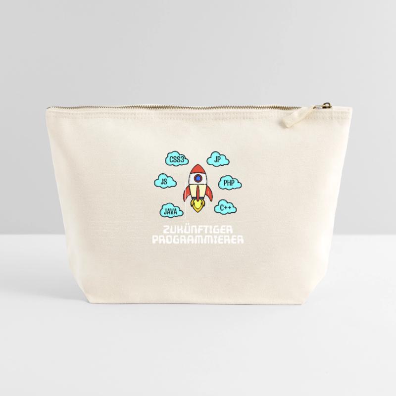 Css Coden Developer Statement C++ Php Java Debug Pochette zippée en toile 22 x 23 cm