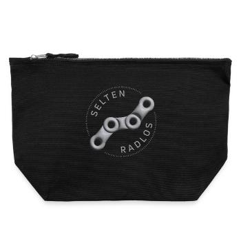 selten radlos fahrrad shirt radsport 3d beton - Canvas Reißverschluss-Täschchen (22 x 23 cm) - Schwarz - Vorne