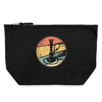 Vintage Shisha - Canvas Zip Pouch 22 x 23 cm - black - Front