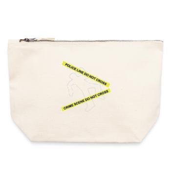 Crime scene set - Canvas Zip Pouch 22 x 23 cm - nature - Front