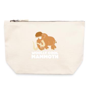 Mammut - Canvas Reißverschluss-Täschchen (22 x 23 cm) - Naturweiß - Vorne