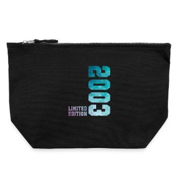 2003 Limited Edition 23 Years Anniversary - Canvas Zip Pouch 22 x 23 cm - black - Front