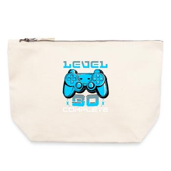 Level 30 Complete Gamepad - Canvas Zip Pouch 22 x 23 cm - nature - Front