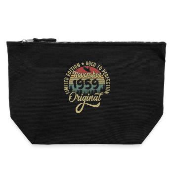 Novembre 1959 Cadeau d’anniversaire Novembre 1959 - Pochette zippée en toile 22 x 23 cm - noir - Devant