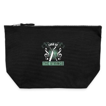 Violin - Lord of the strings - Canvas Zip Pouch 22 x 23 cm - black - Front