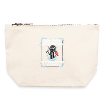 Dry Shaver Gift - Canvas Zip Pouch 22 x 23 cm - nature - Front