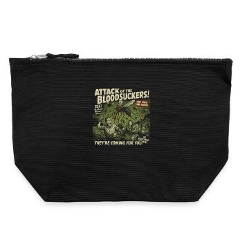 Sangsues Attaque Moustiques Affiche de film Vintage - Pochette zippée en toile 22 x 23 cm - noir - Devant