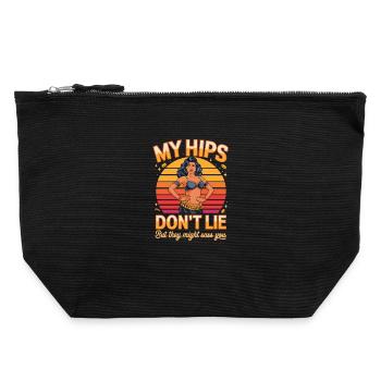 Neon Sunset Hip Dance - Pochette zippée en toile 22 x 23 cm - noir - Devant