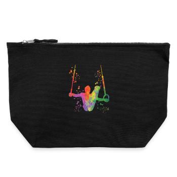 Artistic Gymnastics Rings Artistic Gymnastics - Canvas Zip Pouch 22 x 23 cm - black - Front