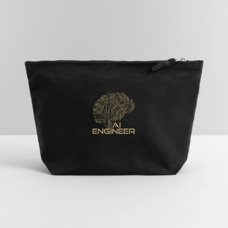 AI Engineer – Artificial Intelligence & Technology Canvas Zip Pouch 22 x 23 cm