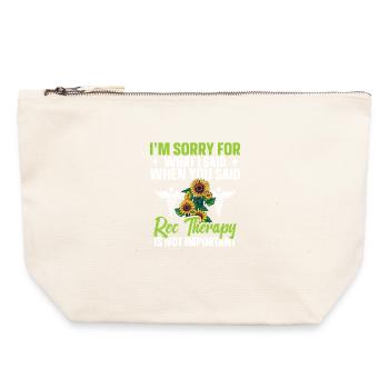  Recreational Therapy Therapeutic RC Recreational - Canvas Zip Pouch 22 x 23 cm - nature - Front