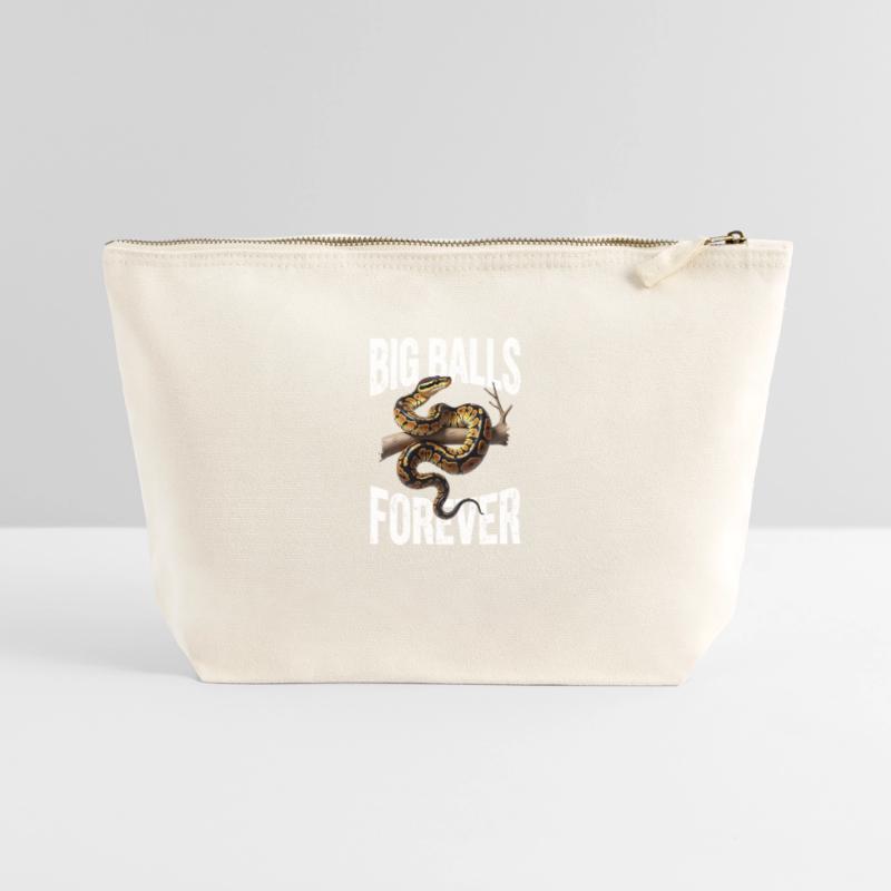 Python roi Serpents Amateurs de terrarium Python Pochette zippée en toile 22 x 23 cm