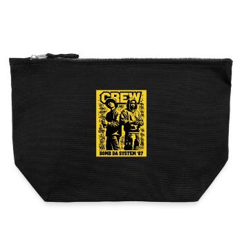 Système de bombes d’équipage 87 - Pochette zippée en toile 22 x 23 cm - noir - Devant