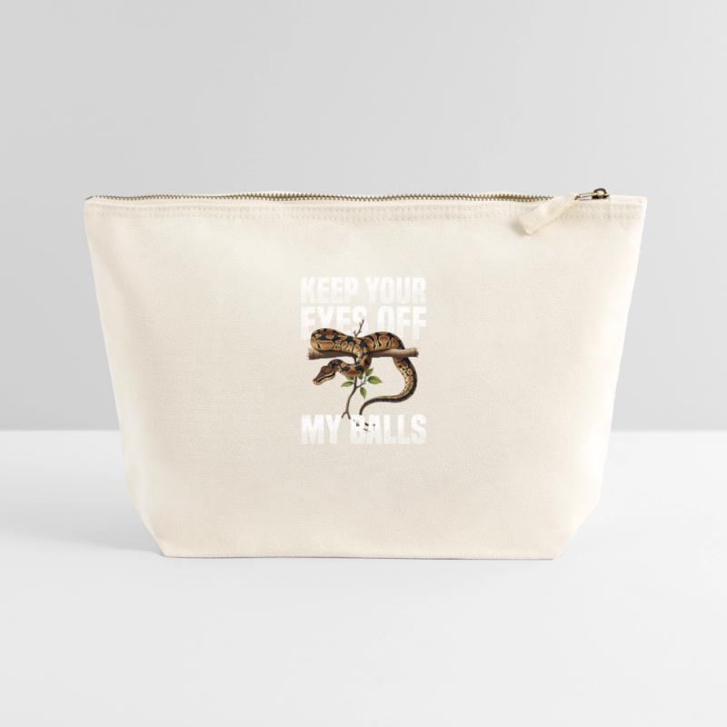 Python roi Serpents Amateurs de terrarium Python Pochette zippée en toile 22 x 23 cm