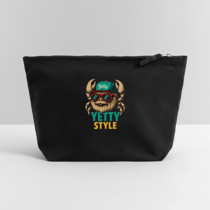 Yetty Style Yeti Graphic Canvas Reißverschluss-Täschchen (22 x 23 cm)