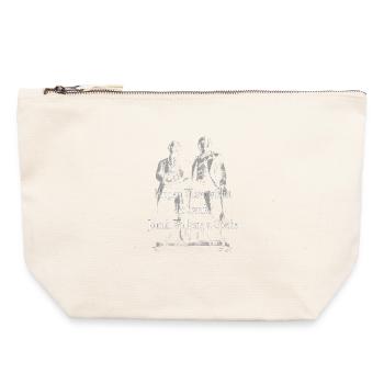 Johann Wolfgang von Goethe quote - Canvas Zip Pouch 22 x 23 cm - nature - Front