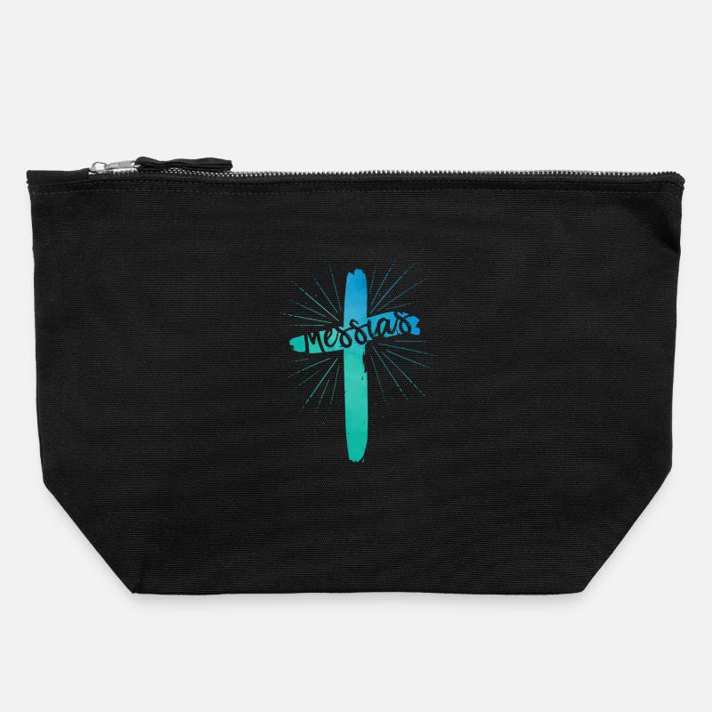 Messiah - Canvas Zip Pouch 22 x 23 cm - black