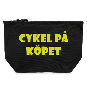 Humour parlant de Duva – Göteborg - Pochette zippée en toile 22 x 23 cm - noir - Devant