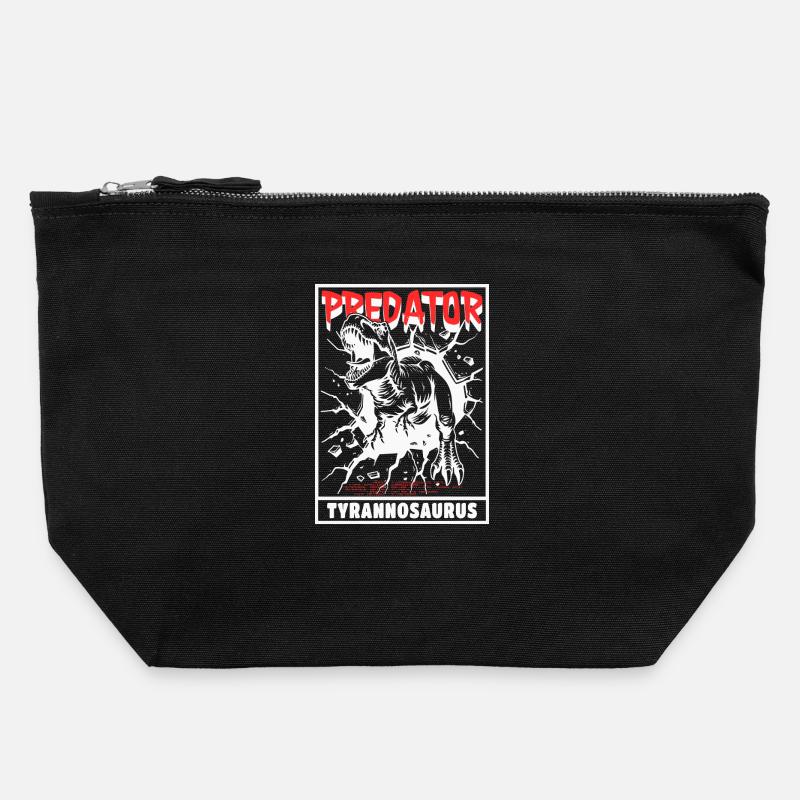 Predator - Tyrannosaurus - Canvas Zip Pouch 22 x 23 cm - black