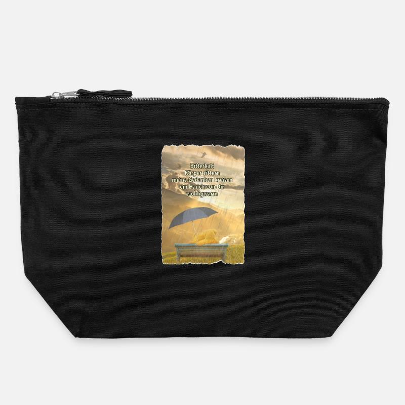 Elfchen - Bitterkalt - Canvas Reißverschluss-Täschchen (22 x 23 cm) - Schwarz