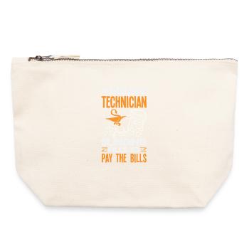 Apotheker Pharmazeutisch-technischer - Canvas Reißverschluss-Täschchen (22 x 23 cm) - Naturweiß - Vorne