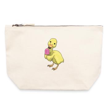 Duck Popsicles - Canvas Zip Pouch 22 x 23 cm - nature - Front