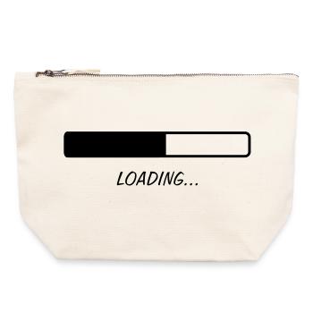 Loading ... - Canvas Zip Pouch 22 x 23 cm - nature - Front