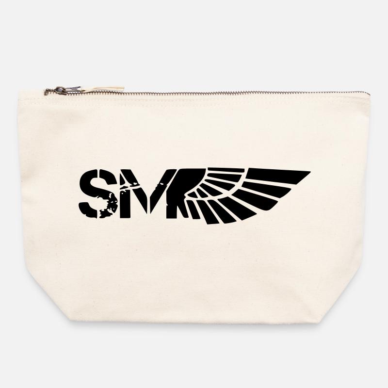 Supermoto - Canvas Zip Pouch 22 x 23 cm - nature