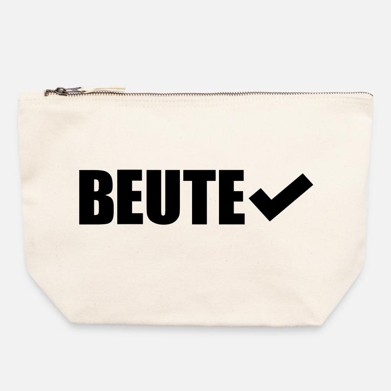 Bag - Canvas Zip Pouch 22 x 23 cm - nature
