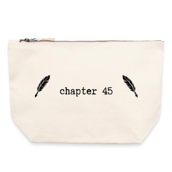 Chapter 45 Birthday - Canvas Zip Pouch 22 x 23 cm - nature - Front