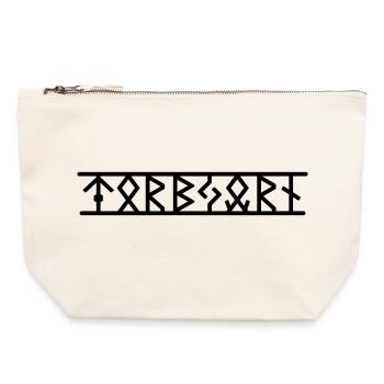 Torbjörn - Canvas Zip Pouch 22 x 23 cm - nature - Front